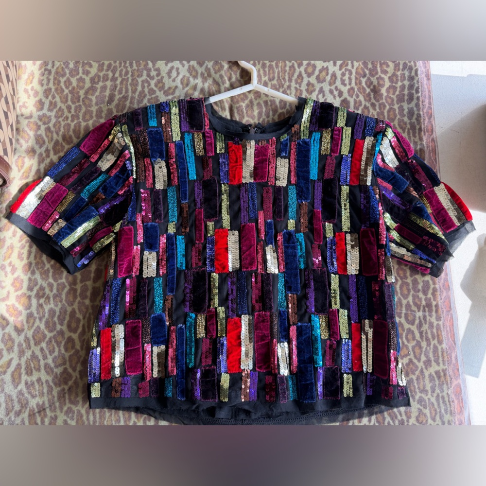 Hunter bell Sequin top